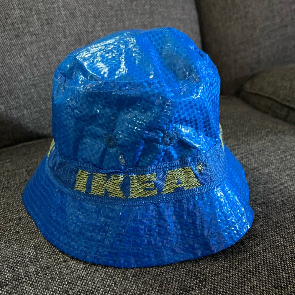 IKEA Blue and Yellow Upcycled Hat